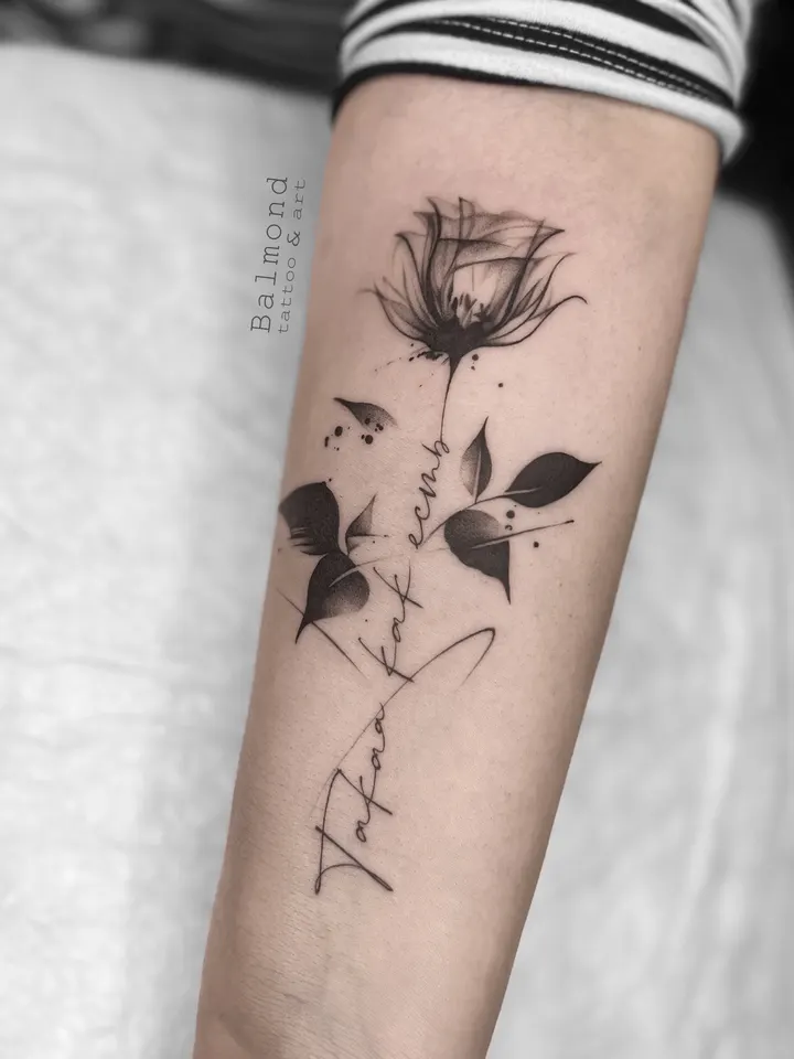 Тату-надписи — работа мастера MAIN Tattoo, Санкт-Петербург